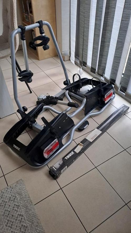 Fietsdrager Thule EP916, 2 ELEKTRISCHE fietsen + oprijgoot., Auto diversen, Fietsendragers, Zo goed als nieuw, 2 fietsen, Ophalen
