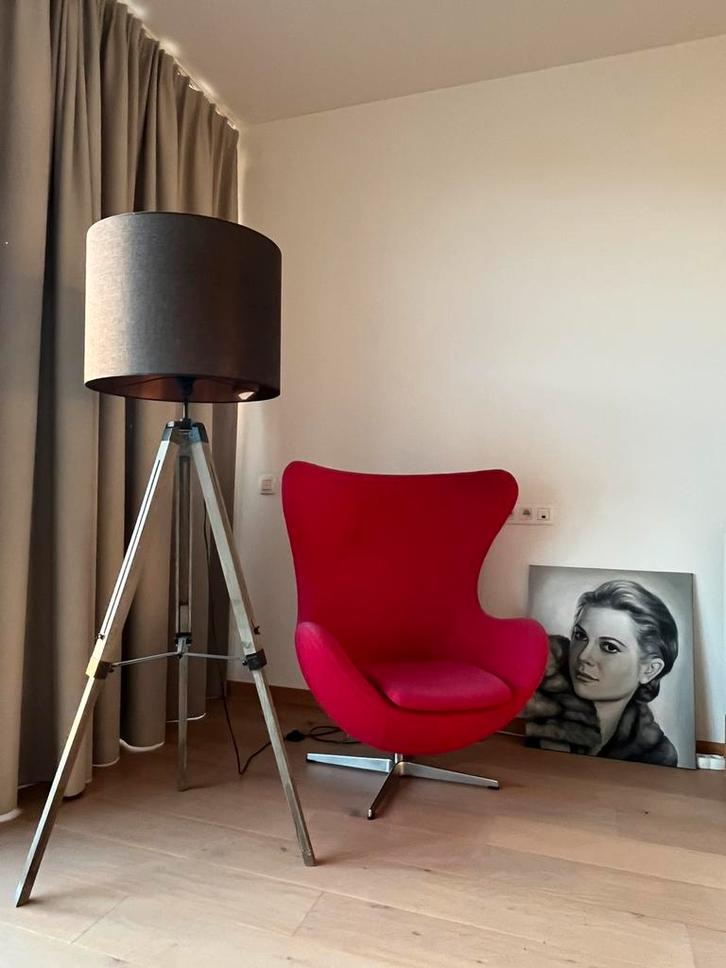 Fauteuil lounge type Egg - grand confort - pivotant ., Maison & Meubles, Fauteuils, Comme neuf, Enlèvement