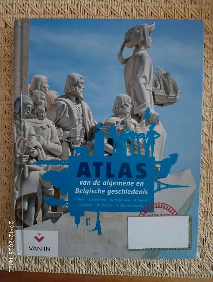 Atlas van de algemene en Belgische geschiedenis, Boeken, Schoolboeken, Zo goed als nieuw, Geschiedenis, ASO, Ophalen of Verzenden