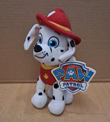 Peluche Paw Patrol Marshall 21 cm, Enlèvement ou Envoi, Neuf, Chien