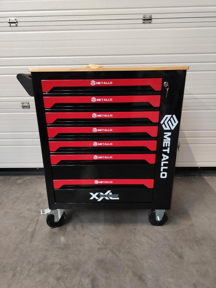 Metallo gereedschapswagen 7lades-6 gevuld . Nieuw!!!, Auto diversen, Autogereedschap, Nieuw, Ophalen