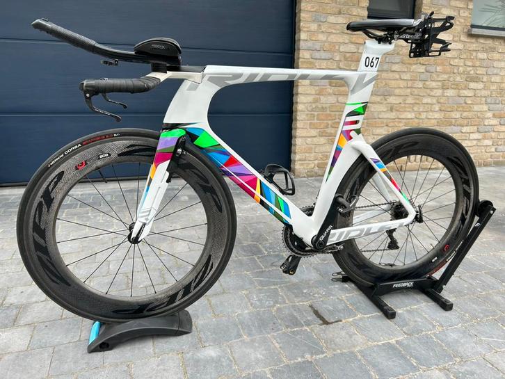 Tijdritfiets / triatlonfiets Ridley Dean custom paint, Fietsen en Brommers, Fietsen | Mountainbikes en ATB, Zo goed als nieuw