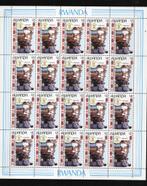 Rwanda  1981  nr 1300 in blad MNHXX niet uitgegeven waarde, Verzenden, Overige landen, Postfris