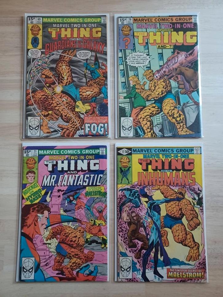 Marvel two in one 1980-1981 (13 comics), Livres, BD | Comics, Comme neuf, Plusieurs comics, Amérique, Enlèvement ou Envoi