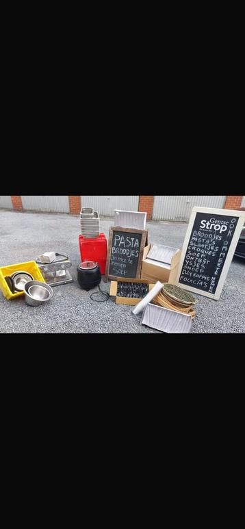 Horica materiaal, Enlèvement