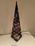 Zwarte Verlichte Kerst Pyramide, Diversen, Kerst, Ophalen of Verzenden, Gebruikt