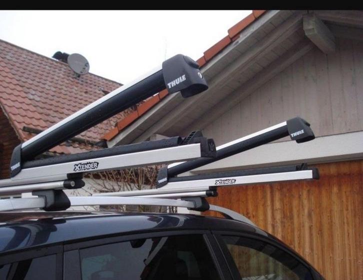 Thule Xtender 739 uitschuifbaar 6 paar ski's of 4 snowboard, Auto diversen, Dakdragers, Nieuw, Ophalen of Verzenden