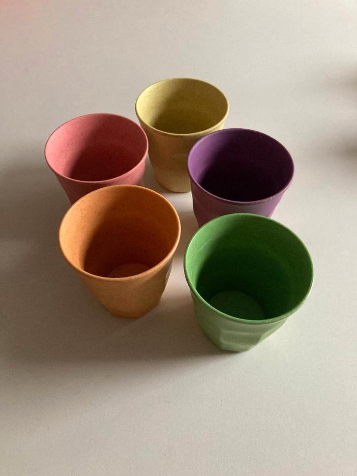 BAMBOE BEKERS CAMPEREN, Maison & Meubles, Cuisine | Vaisselle, Comme neuf, Tasse(s) et/ou soucoupe(s), Autres matériaux, Enlèvement ou Envoi