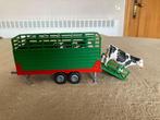 Siku veetrailer met 2 koeien, schaal 1:32 (vanaf 3 jaar), Ophalen of Verzenden, Zo goed als nieuw, Tractor of Landbouw, SIKU