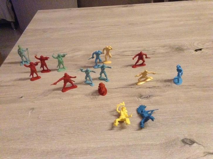 Speelgoed western speelset (15 stuks), Kinderen en Baby's, Speelgoed | Actiefiguren, Gebruikt, Ophalen of Verzenden