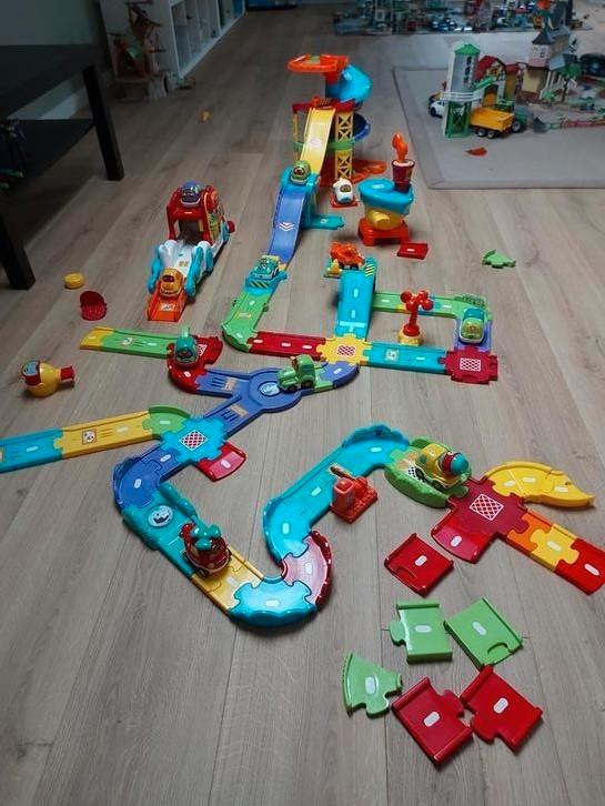 Speelset Toet Toet auto's, Kinderen en Baby's, Speelgoed | Vtech, Gebruikt, Ophalen