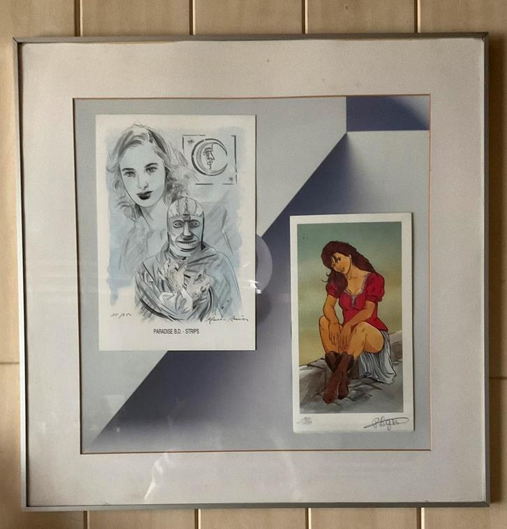 Strips ex librissen, Verzamelen, Stripfiguren, Nieuw, Ophalen of Verzenden