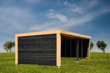 Schuilstal 3x6m Douglashout beschikbaar voor biedingen