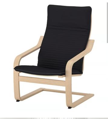 Fauteuil zwart eikenfineer beschikbaar voor biedingen