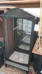 Vogelkooi degelijke uitvoer, Ophalen, Zo goed als nieuw, Metaal, Vogelkooi