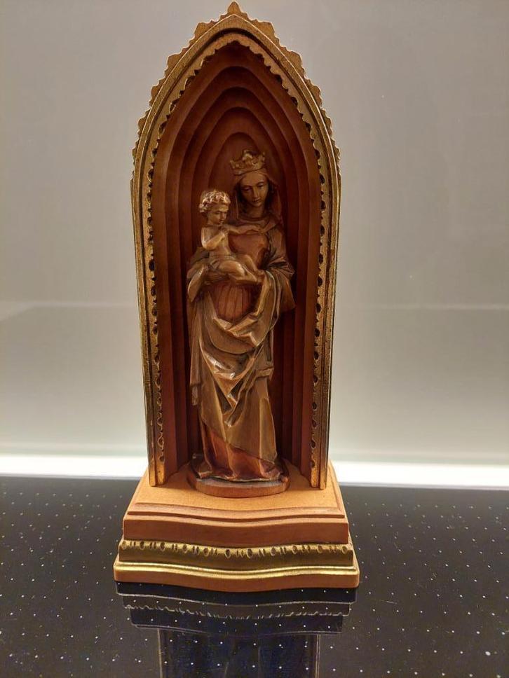Houten Maria met kind beeld, Antiek en Kunst, Kunst | Beelden en Houtsnijwerken, Ophalen
