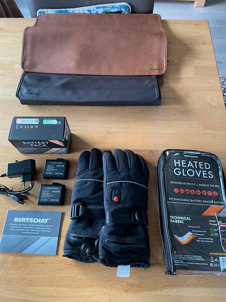 Verwarmde handschoenen Bertschat, Motoren, Kleding | Motorkleding, Handschoenen, Ophalen of Verzenden