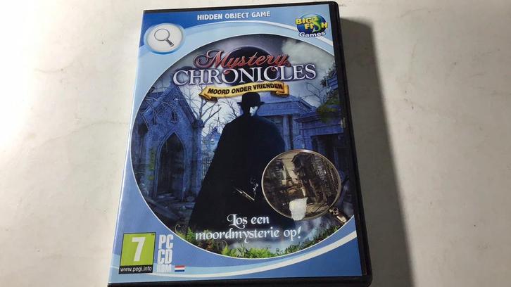 Mystery Chronicles: Moord Onder Vrienden, PC(p3), Games en Spelcomputers, Games | Pc, Zo goed als nieuw, Avontuur en Actie, Vanaf 3 jaar