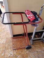 Support roulant poubelle jardin, Ophalen