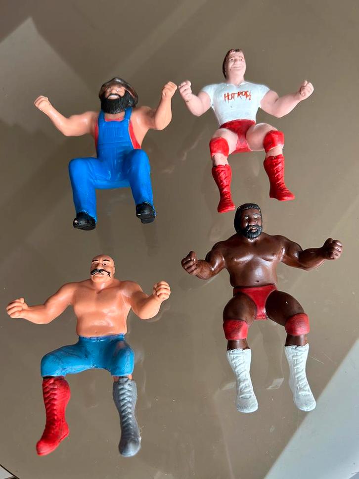 WWF WWE LJN Titan Sports Thumb Wrestlers set 1985, Verzamelen, Retro, Ophalen of Verzenden