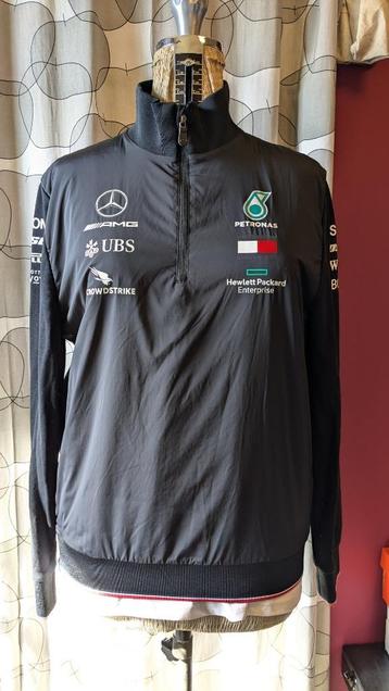 Mercedes AMG Petronas F1 1/4 zip sweat - Large beschikbaar voor biedingen