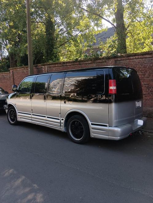 chevrolet, Auto's, Chevrolet, Particulier, Chevy Van, LPG, 6 deurs, Automaat, Zwart, Ophalen