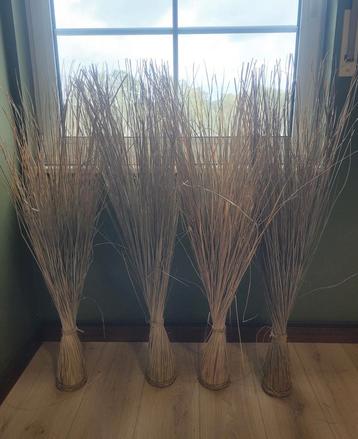 Kunst siergras / riet (4 stuks) beschikbaar voor biedingen