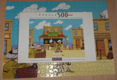 puzzle bd lucky luke 871124 500 pièces fusillade en pleine r, Hobby en Vrije tijd, Denksport en Puzzels, Legpuzzel, Ophalen of Verzenden