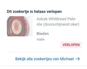 Voor Karel Asbak Whitbread Pale-Ale (doorschijnend oker) beschikbaar voor biedingen