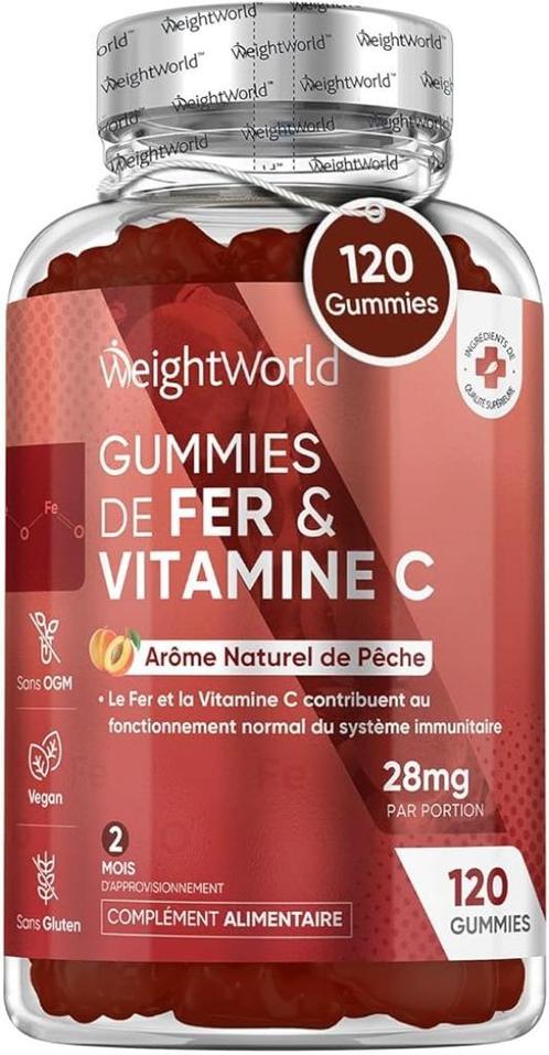 IJzer Gummies & Vitamine C GRATIS LEVERING, Sport en Fitness, Gezondheidsproducten en Wellness, Nieuw, Overige typen, Verzenden