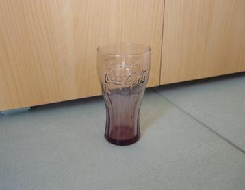 Paars transparant drinkglas glas van Coca-cola 370 ml beschikbaar voor biedingen