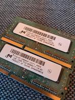 Sodium- 2x1go pc3 8500s, Informatique & Logiciels, Mémoire RAM, Enlèvement ou Envoi, Comme neuf