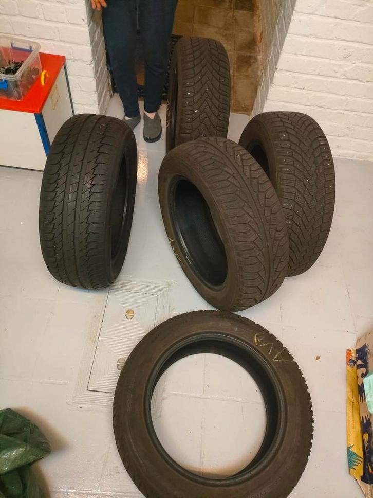 Kavel van 5 winterbanden 205/55 R16 91, Auto diversen, Autosport-onderdelen, Ophalen