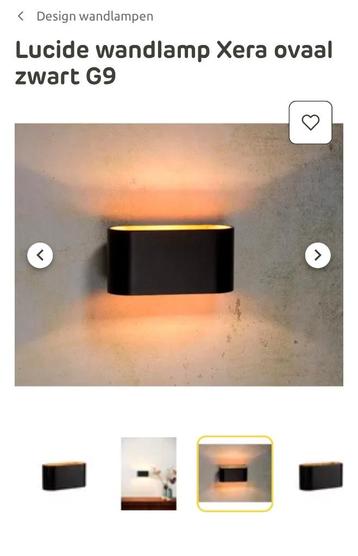 Wandlamp modern zwart beschikbaar voor biedingen