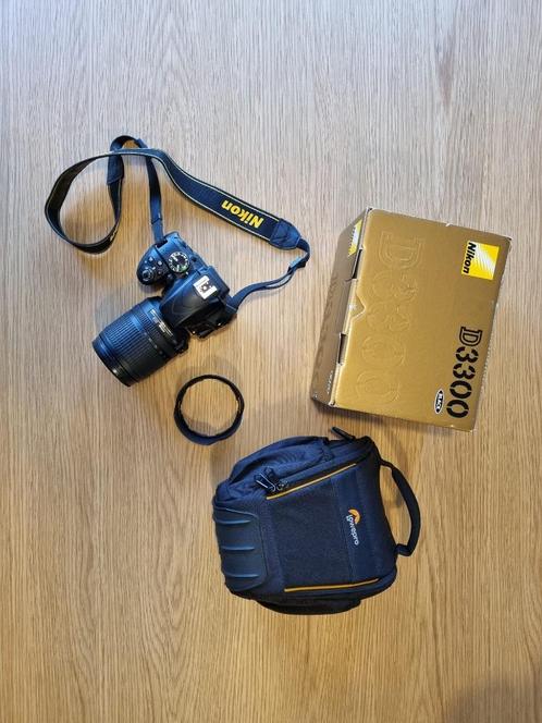 Nikon D3300 + 18 - 105 mm + accessoires, Audio, Tv en Foto, Fotocamera's Digitaal, Zo goed als nieuw, Spiegelreflex, Nikon, Ophalen