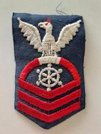 Vintage Ecusson/Patch - US Navy - Petty Officer - Large blue, Verzamelen, Speldjes, Pins en Buttons, Nieuw, Ophalen of Verzenden