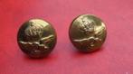 Deux boutons petit modèle Belgian RAF fab FONSON, Collections, Envoi, Armée de l'air, Emblème ou Badge