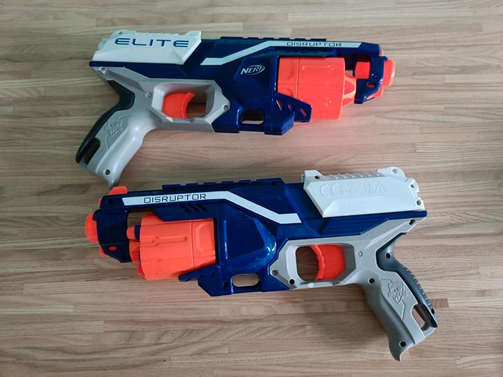 2x NERF disruptor elite, Kinderen en Baby's, Speelgoed | Buiten | Actiespeelgoed, Zo goed als nieuw, Ophalen of Verzenden