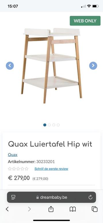 Quax luiertafel wit beschikbaar voor biedingen