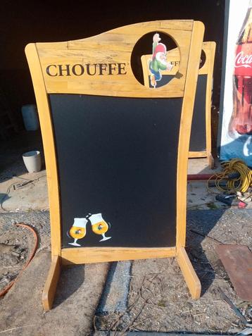 Panneau de trottoir Chouffe, Enlèvement, Utilisé