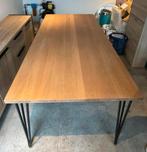 Eettafel 220cm, Huis en Inrichting, Ophalen, Eikenhout, 200 cm of meer, 50 tot 100 cm