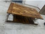 Grande table salon bois super qualité, Maison & Meubles, Enlèvement, Comme neuf