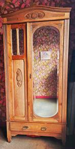 Eikenhouten kledingkast begin 20e eeuw, Antiek en Kunst, Antiek | Meubels | Kasten, Ophalen