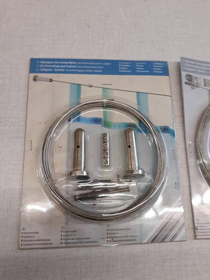 ophangset voor overgordijnen - Connex, Huis en Inrichting, Stoffering | Gordijnen en Lamellen, Nieuw, Ophalen