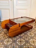 Vintage Italiaanse salontafel, Ophalen, Glas