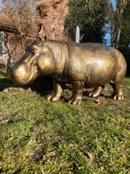 Statue Hippo, hippo, étang, jardin 90 cm, Enlèvement, Neuf, Synthétique, Animal