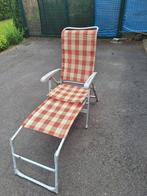 campingzetel met beensteun, Ophalen, Zo goed als nieuw, Campingstoel