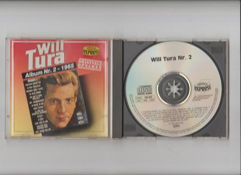 €1 CD -WILL TURA NR.2, Cd's en Dvd's, Cd's | Nederlandstalig, Gebruikt, Pop, Ophalen of Verzenden