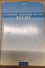 Algemene inleiding tot het recht 3de editie 1997 D. Simoens, Boeken, Ophalen of Verzenden, Gelezen, Simoens