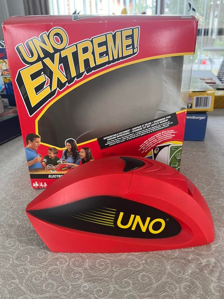 Uno Extreme (Mattel), Hobby en Vrije tijd, Gezelschapsspellen | Kaartspellen, Zo goed als nieuw, Vijf spelers of meer, Ophalen